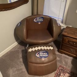 Bud light Football Chair/COOLER 