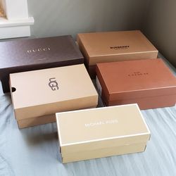 Variety Of Brand Named Shoes Box Empty Without Shoes. In Excellent Clean Condition. Great For Gift Giving.  Different In Prices Starting From $10
