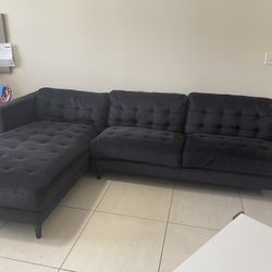 Black Sectional 
