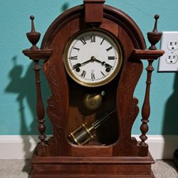 E.N. Welch Mantel Clock WORKING 