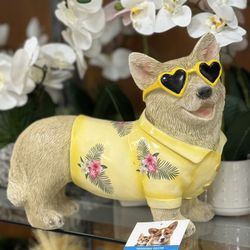 Summer corgi dog decor