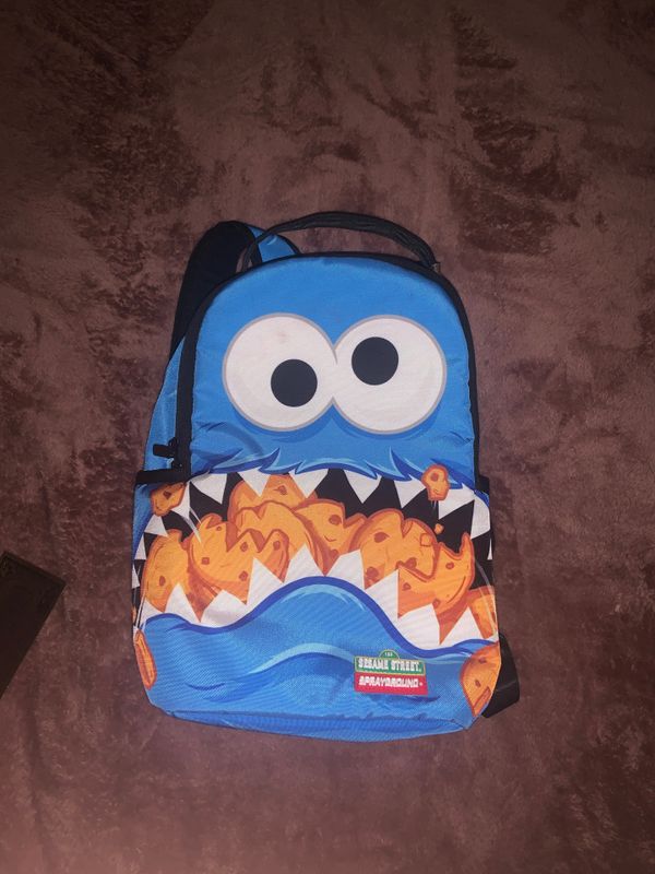 cookie monster plush backpack