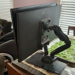 Dual Stand w/Monitors $60