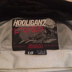 Icon padded Motorcycle Jacket (Large)
