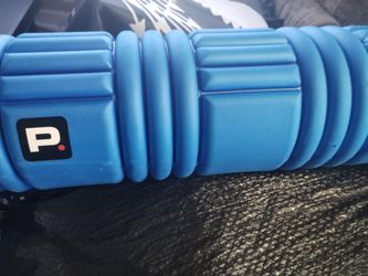 Blue Foam Roller.