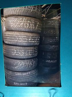 TIRE 235 60 17 each Installed ELMOFLES