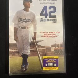 42 The Jackie Robinson Story (DVD, 2013) New & Sealed Chadwick Boseman