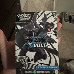 Pokemon TCG Black Bolt Booster Bundle (6 Packs) (Sealed)