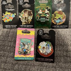 Limited Edition Disney Pins 