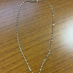 Silver Necklace 18” 