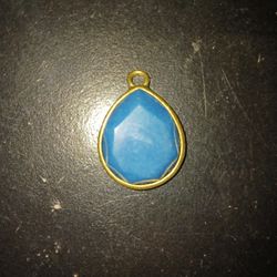 Turquoise and Gold Pendant