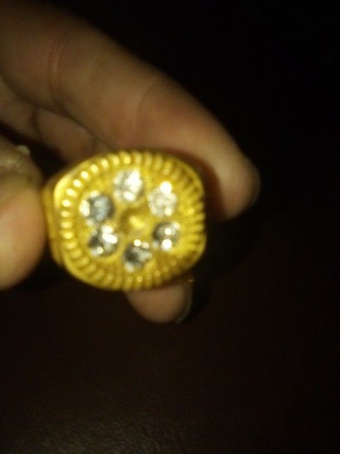 Gold Mens Ring