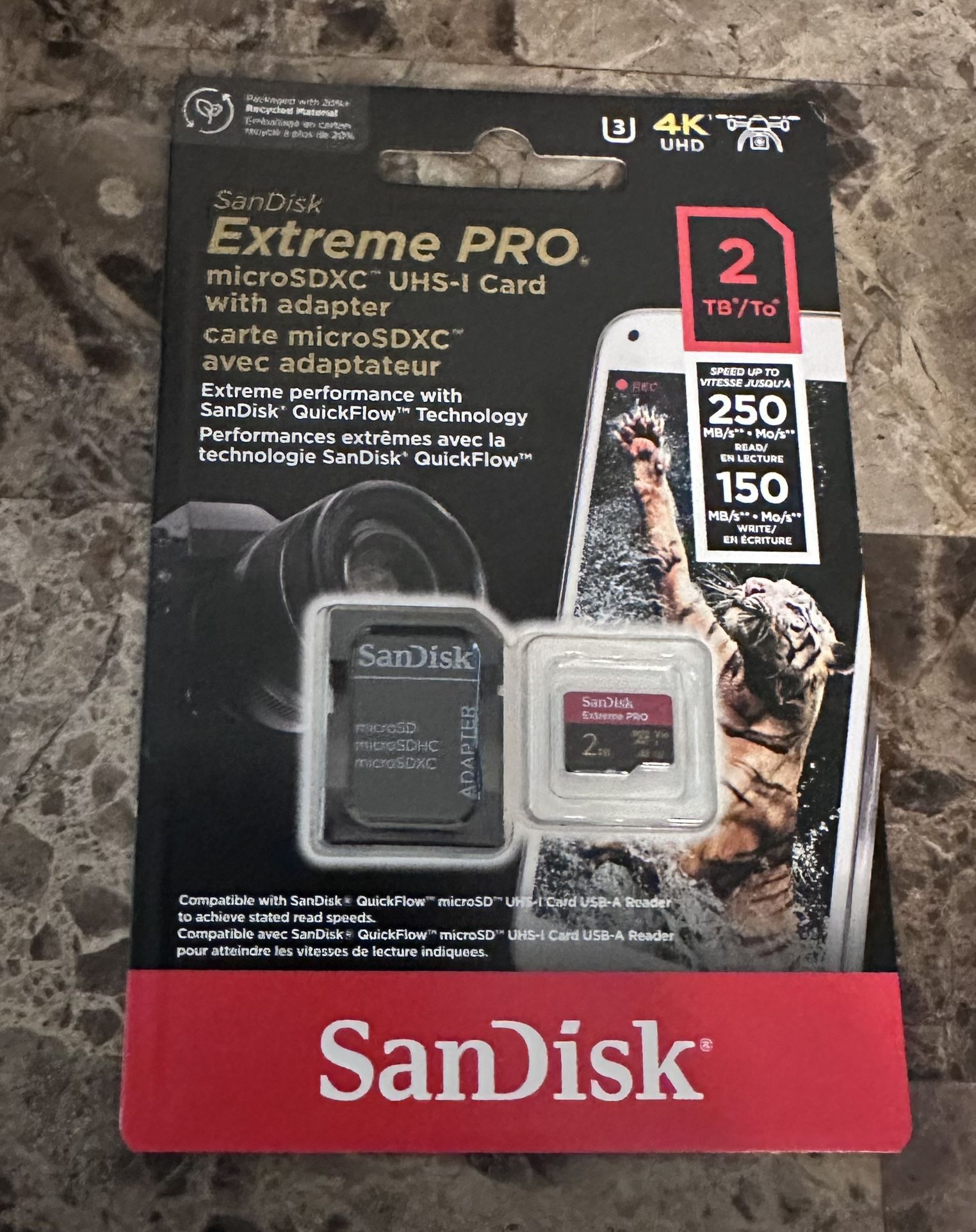 SanDisk 2TB Extreme microSD cards
