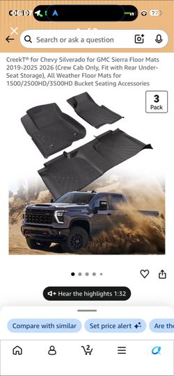 Silverado Sierra Weather Resistant Floormats