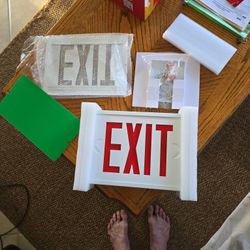 Emergency light emergency exit light brand new in the box