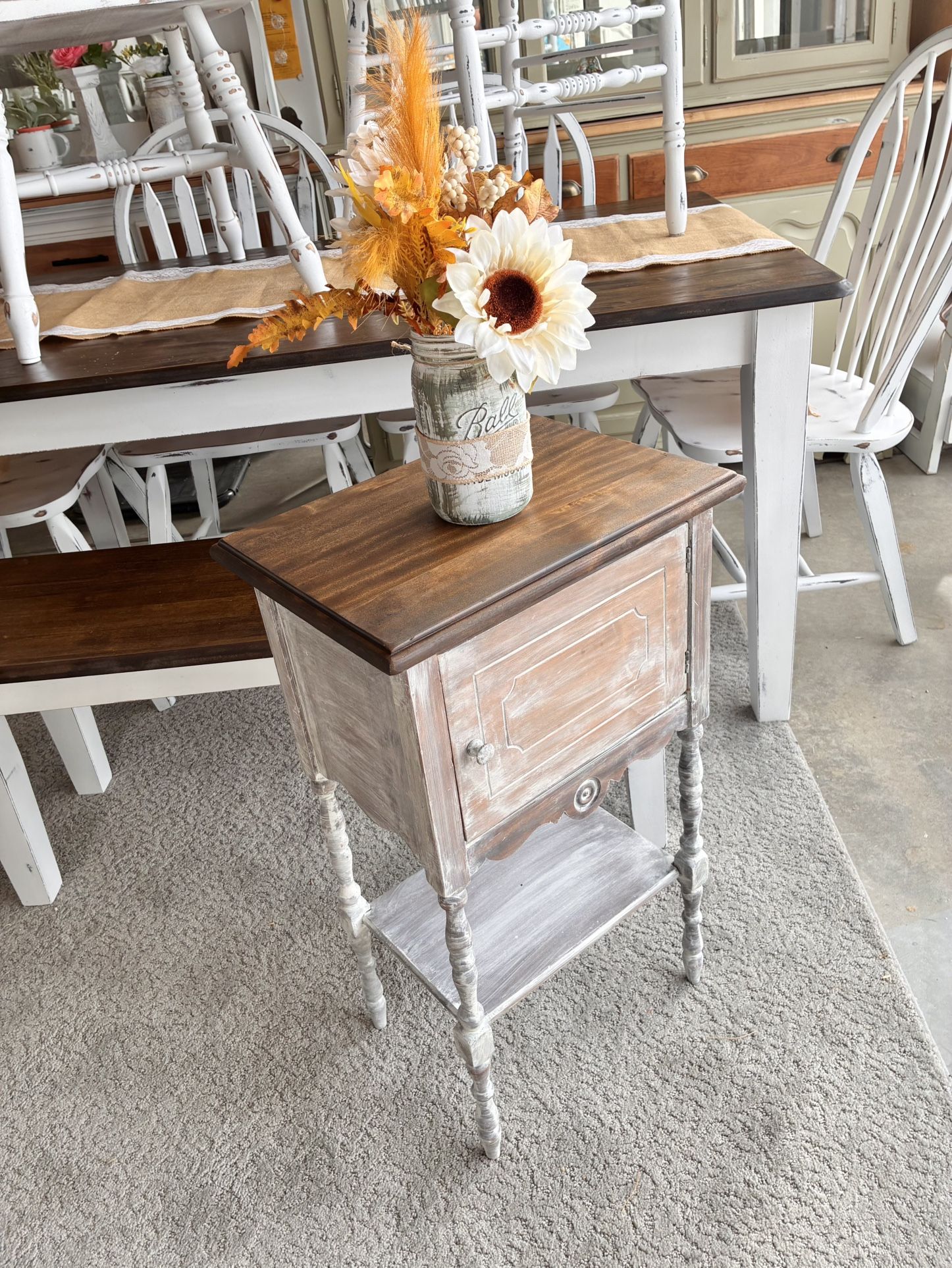 Vintage Humidor / Small Table