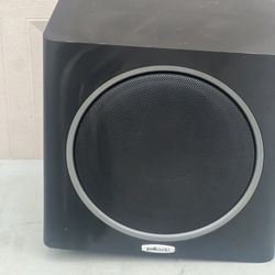 Polk Audio PSW110 Powered Subwoofer Home Theater Sub Audiophile- Fully Tested!.  Used in good condition with minor cosmetic blemishes. These blemishes