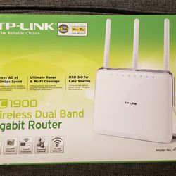 TP-LINK Archer C9 AC1900 Smart Dual Band Gigabit WiFi Internet Router 