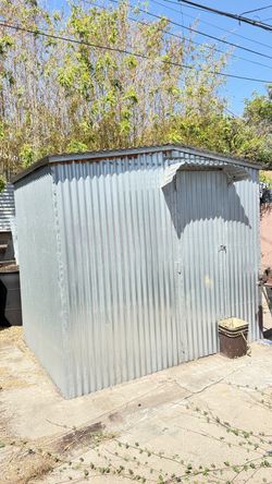 Metal shed