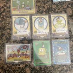 Topps Chrome SpongeBob Autos And Numbered Cards 