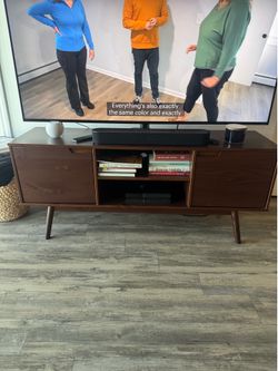 Walnut tv stand