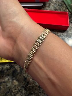 14k Gold Woven Mesh Bracelet 7.8 grams