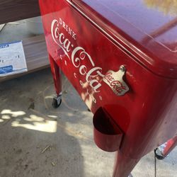 Coca Cola Rolling Cooler 