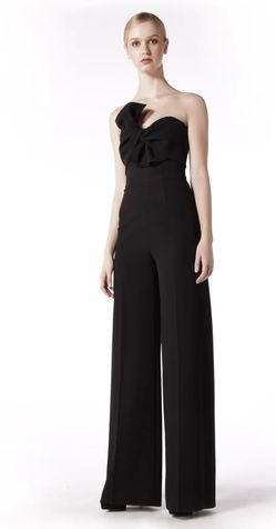 Lucian Matis Strapless Bow Jumpsuit