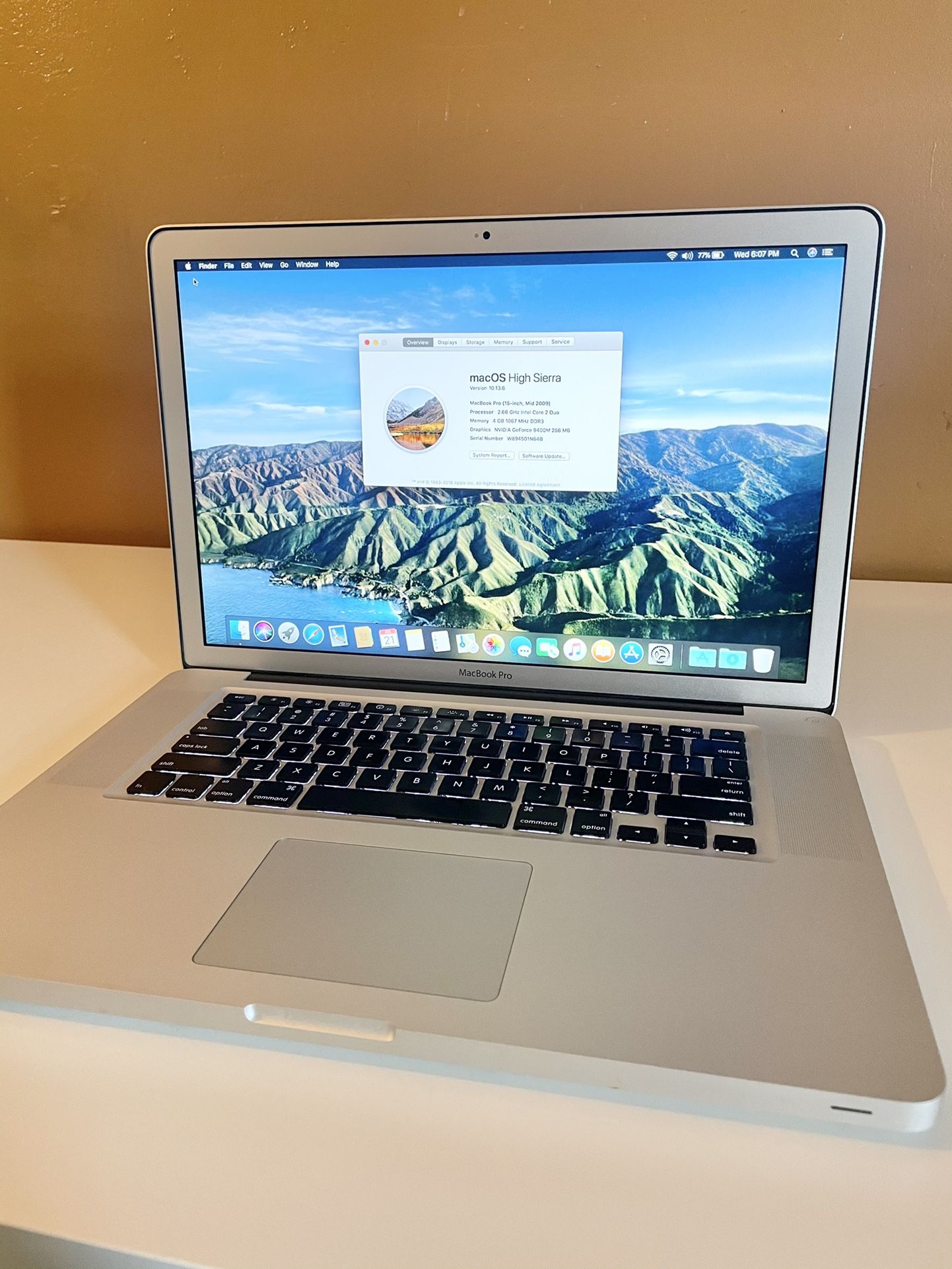 MacBook Pro 15 High Sierra Antiglare For Sale In Philadelphia PA OfferUp