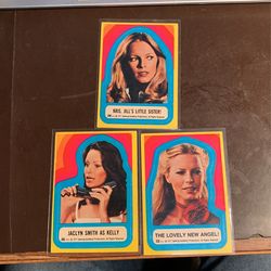 1977 Charlie’s Angels Cards 3 Ct. 