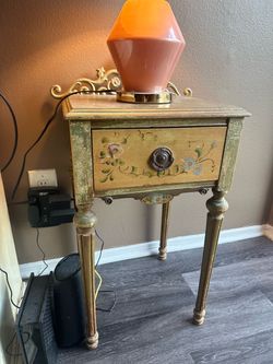 Vintage Victorian-Style End Table