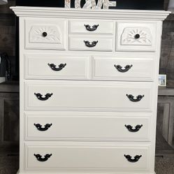Beautiful Solid Wood White Dresser