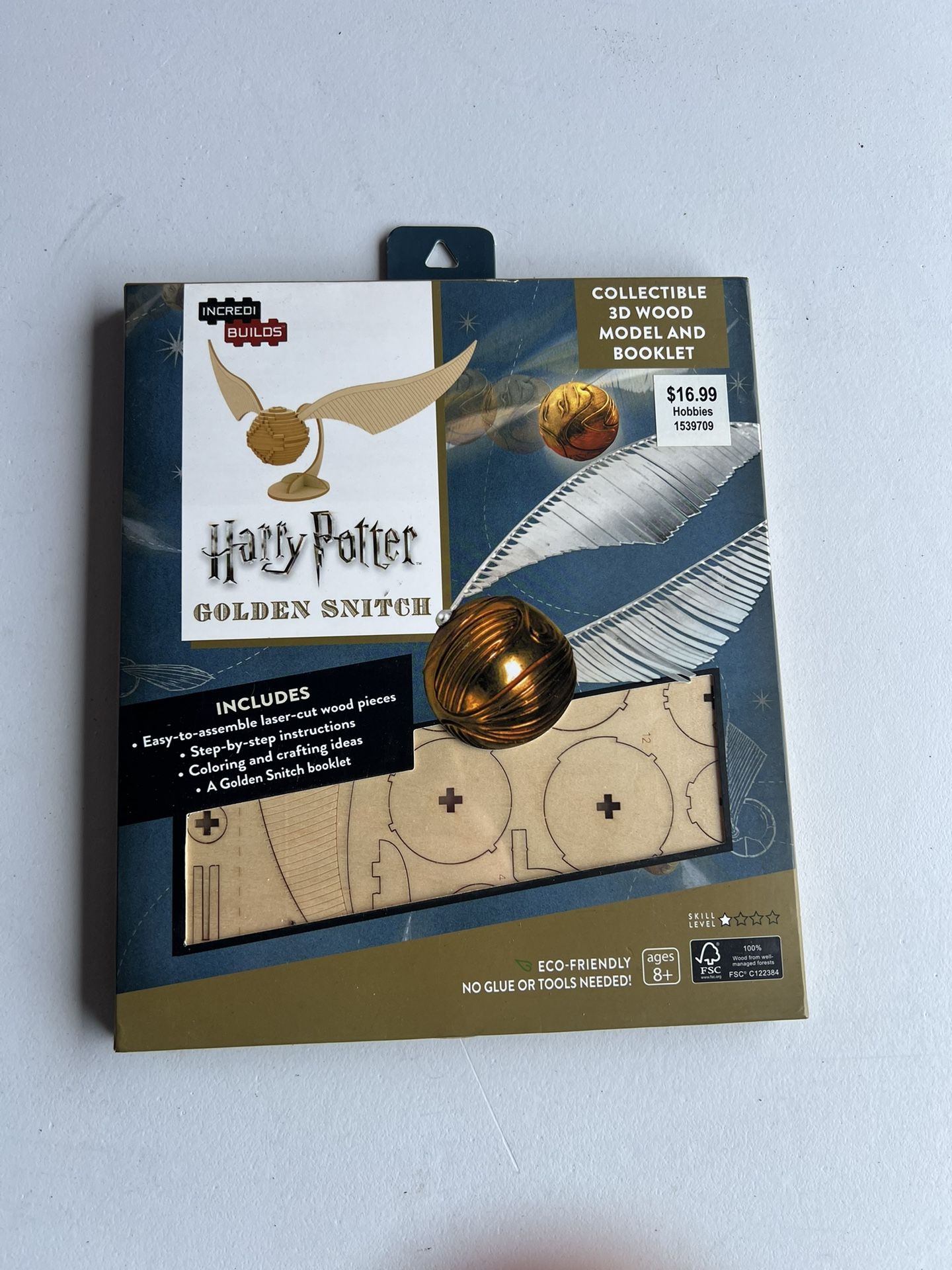 Harry Potter: Golden Snitch 3D Wooden Model