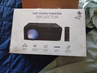 150" home theater projector 40$