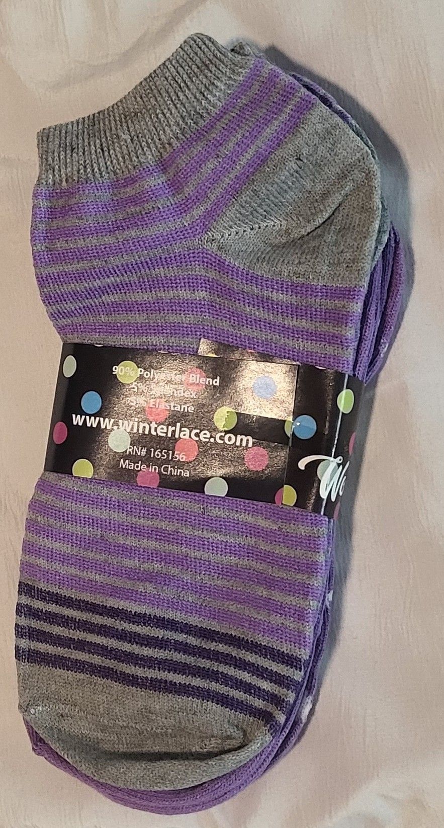 3 Pairs Of Low Cut Ankle Socks