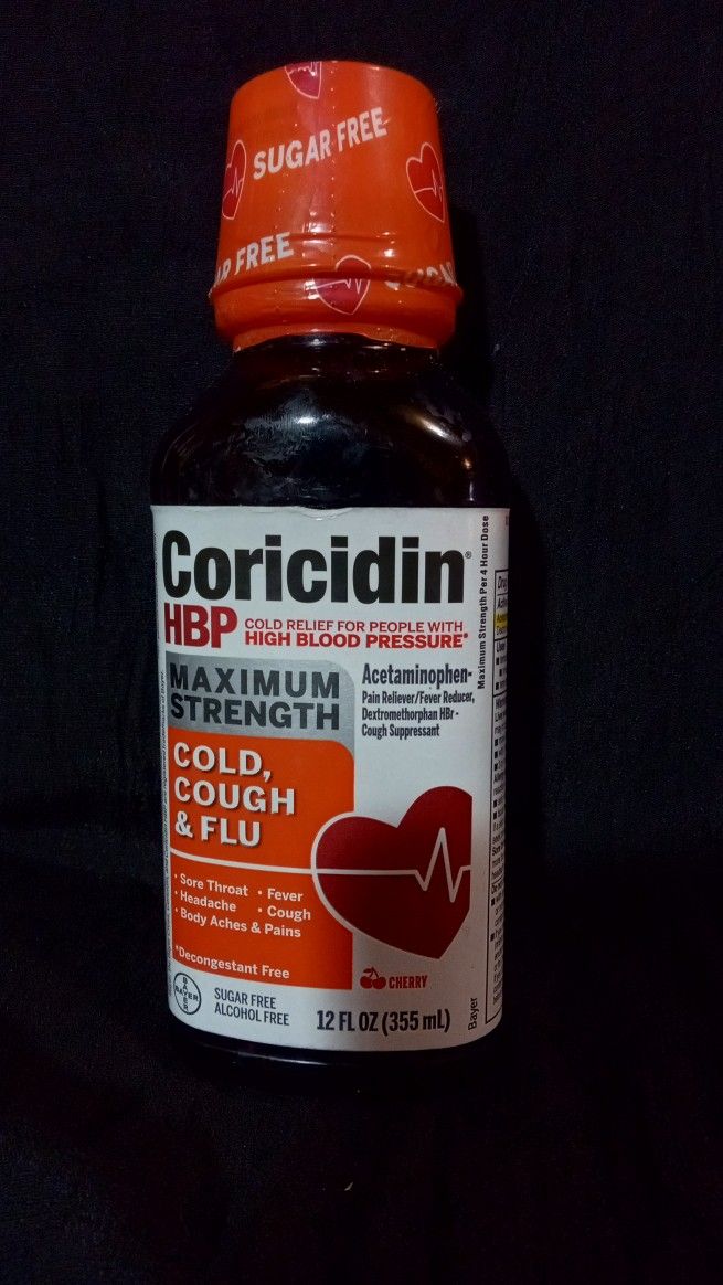 Coricidin HBP for people with high blood Pressure