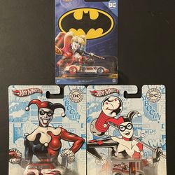 DC Harley Quinn Hot Wheels Diecast Cars