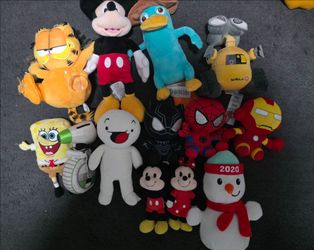 BUY 2 GET 1 FREE miscellaneous plushies