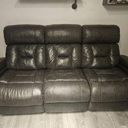 Leather couches
