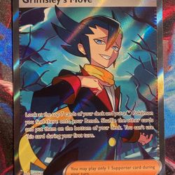 Pokemon Card Grimsley’s Move 