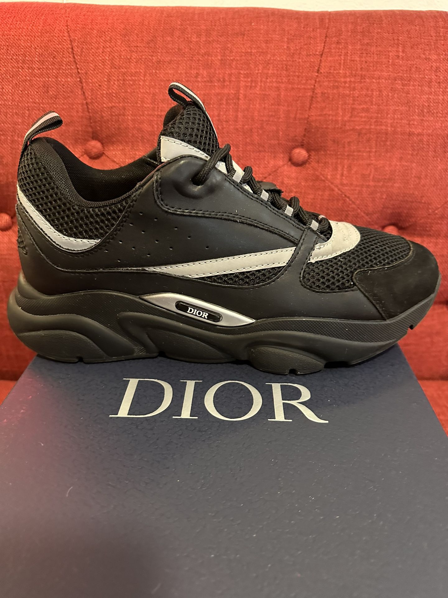 DIOR MEN B22 Chunky Sneakers w/ Tags - Black Sneakers, Shoes