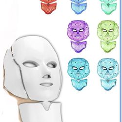 LED Light Therapy Face and Neck Mask