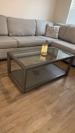 Glass Center Top Coffee Table