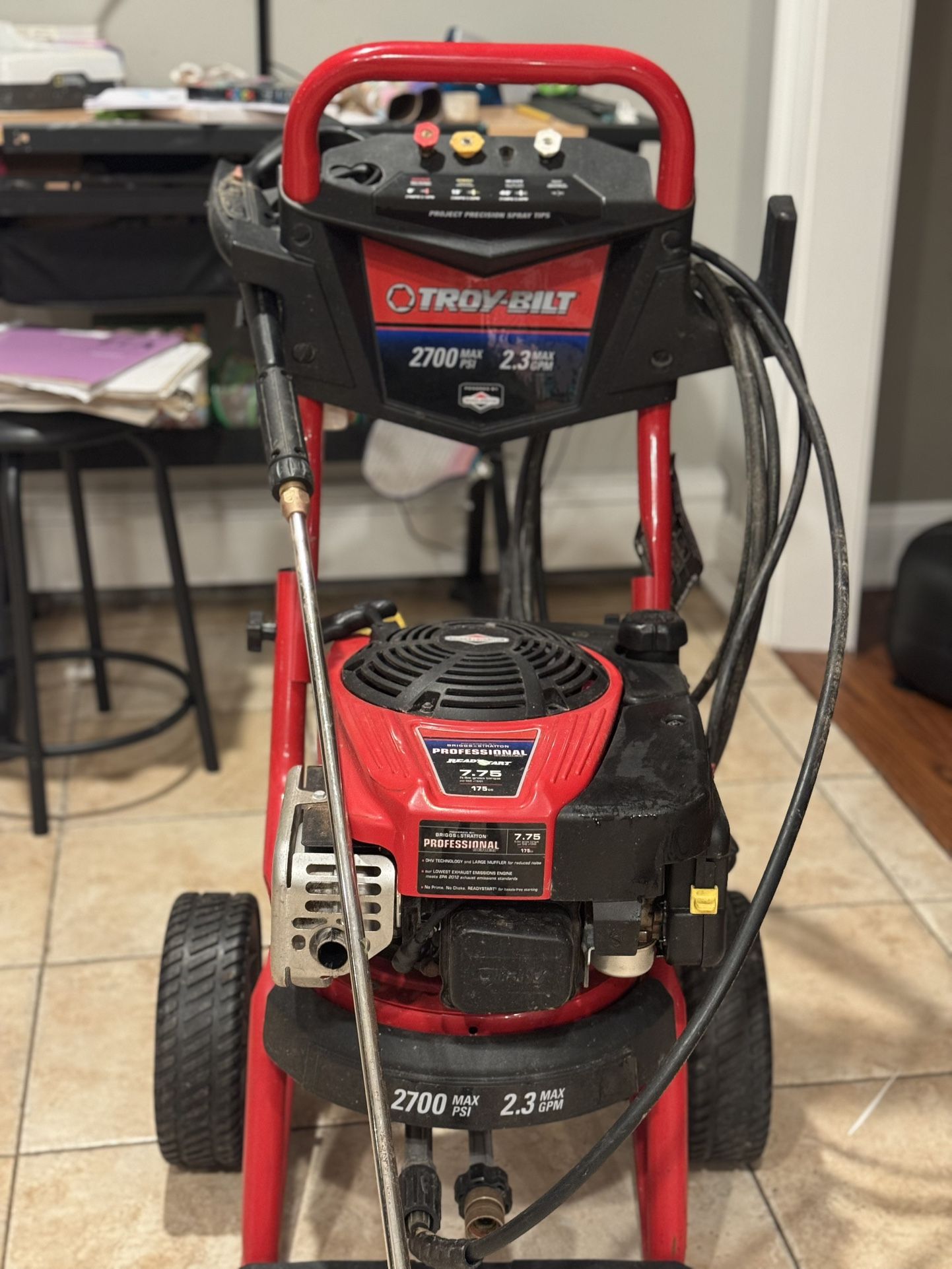 Troy Built 2700 PSI Power Washer 