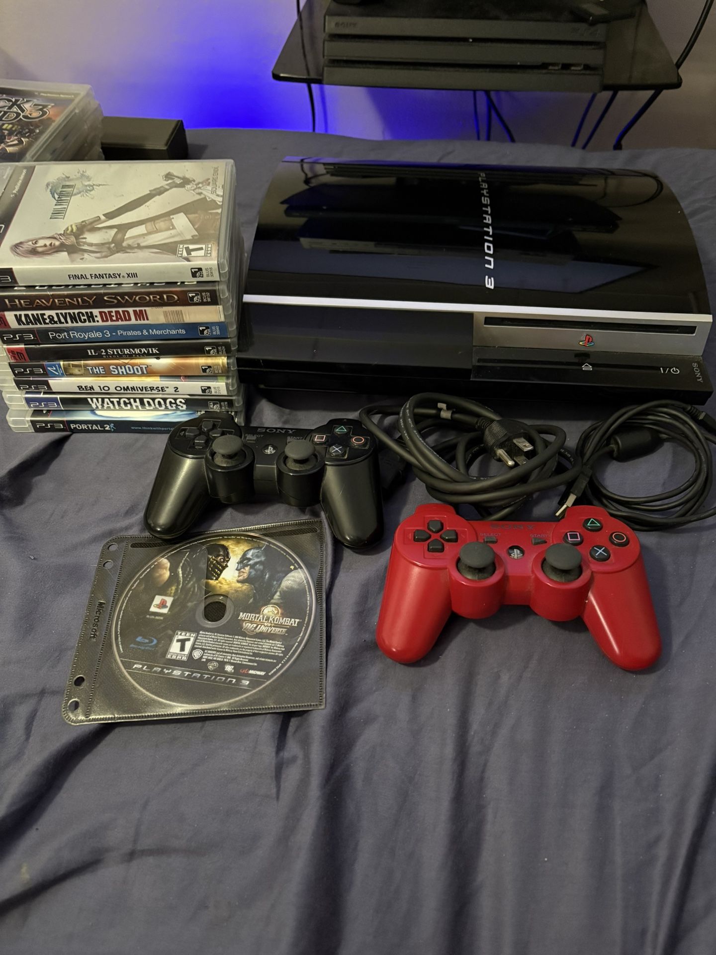 PS3 Fat Console With 10 Games Bundle