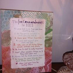 The Ten Commandments for Kids