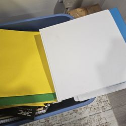 Great condition, barely used file folders, binders, accordion files, etc. 