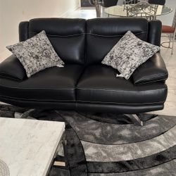Couch Set Black 