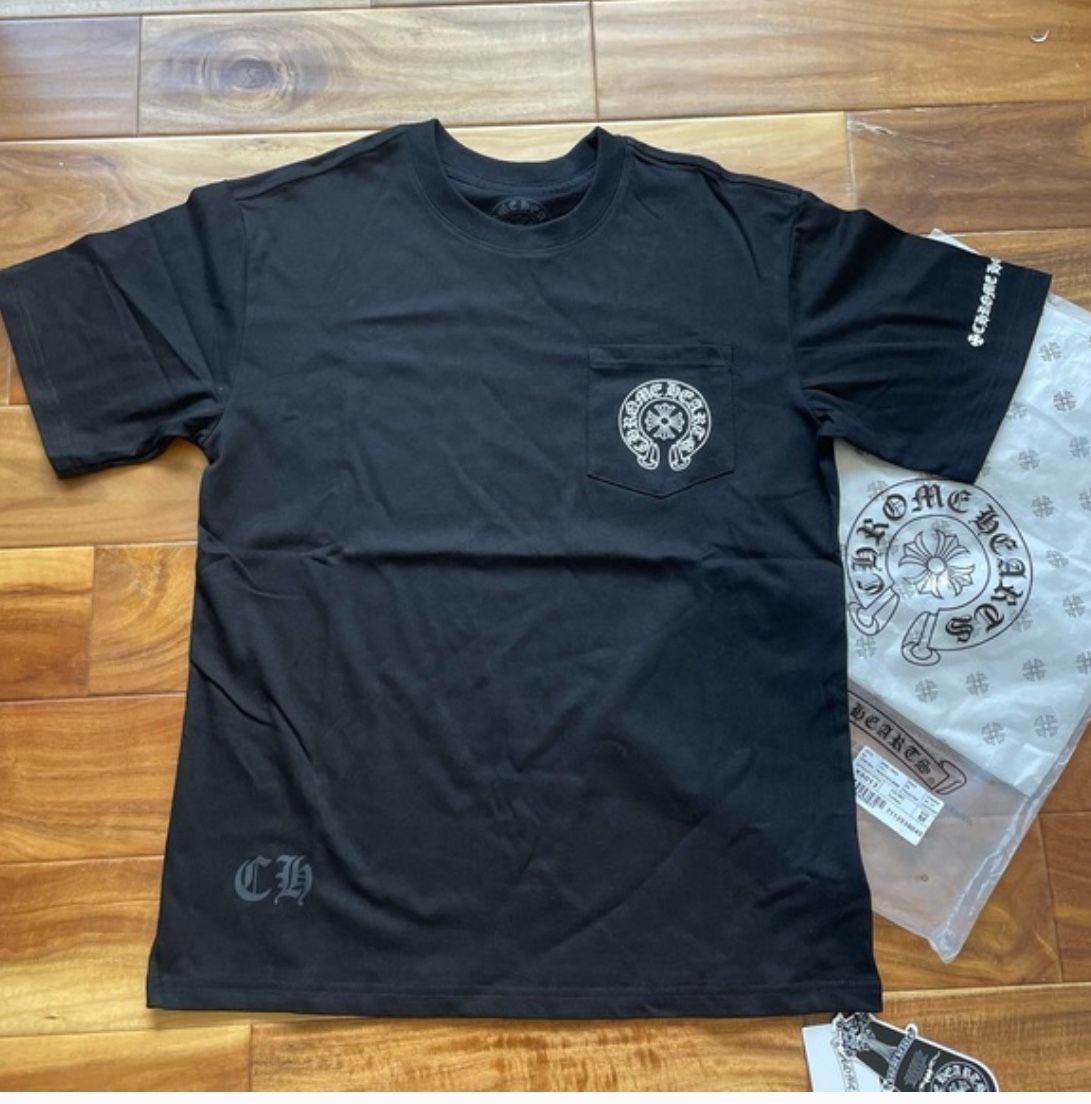 Chrome Hearts Black Short Sleeve Tee