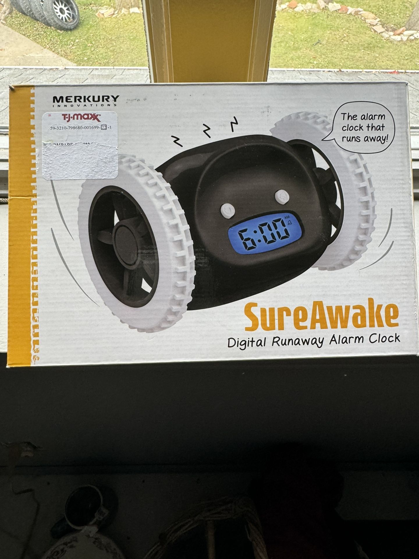Sure Awake Rolling Alarm Clock